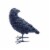 Holiday Home Raven Looking Back Halloween Decoration Perspective: back