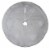 Holiday Home Snowflake Tree Skirt with Sherpa Trim Perspective: back
