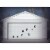 Holiday Home Giant Garage Door Silhouette Ghosts Decor - Black Perspective: back