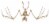 Holiday Home® Skeleton Bat - Cream Perspective: back