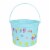 Holiday Home Blue Easter Bucket + Stickers Perspective: back