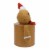 Holiday Home Plush Gingerbread Gift Box Perspective: back