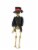 Holiday Home Hanging Dressed Skeleton Groom Perspective: back