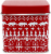 Holiday Home Cinnamon Stick Scented Tin Candle - Red/White Perspective: back