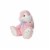 Holiday Home Plush Rabbit with Ribbon - Pink Perspective: back