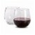 Dash of That Vina Stemless Red Wine Glass Perspective: back