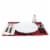 Dash of That Coupe Dinner Plate - White Perspective: back