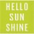 Kroger® Entertainment Essentials Green Hello Sunshine Party Paper Napkins Perspective: back