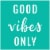 Kroger® Entertainment Essentials Good Vibes Only Beverage Napkins - Green Perspective: back