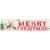 Holiday Home Merry Christmas Ribbon Perspective: back