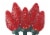 Holiday Home® 100 C9 LED Green Wire String Lights - Red Perspective: back