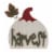 Holiday Home Harvest/Fall Pumpkin Mini Sign - Assorted Perspective: back