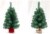 Holiday Home Mini Tree with Burlap - Assorted Perspective: back