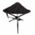 HD Designs Outdoors High Seat 3-Legged Stool - Black Perspective: back
