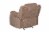 HD Designs Ashton Chenille Recliner - Taupe Perspective: back