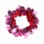 Holiday Home Wire Heart Garland - Red / Pink Perspective: back