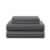 Modavari Home Fashions King Sized Sheet Set - Dark Grey Perspective: back