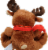 Plush Christmas Gift Card Holder Perspective: back