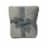 HD Designs Velvet Blanket - Grey Perspective: back
