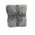 HD Designs® Velvet Etched Blanket - Gray Perspective: back