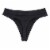 Dip Seamless Ribbed Black Thong Perspective: back