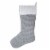 Holiday Home™ Knit Christmas Stocking - Gray Perspective: back