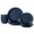 Dash of That® Grace Dinnerware Set- Ink Perspective: back