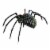 Holiday Home Black Spider Skeleton Decorative Figurine Perspective: back
