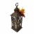 Holiday Home Harvest Lantern with LED Candle Perspective: back