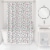Everyday Living Splah Home Peva Shower Curtain Color Delights - Berry Perspective: back