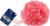 Pretty Savvy™ Pink Mesh Pouf Perspective: back