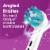 Kroger® Advanced Cross Clean Electric Toothbrush Replacement Brush Heads Perspective: back