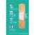 Kroger® Advanced Antibacterial 3/4 in x 3 in Fabric Bandages Perspective: back
