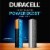 Duracell® AAA Alkaline Batteries Perspective: back