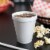 Dart Disposable Insulated Drinking Cup White Styrofoam 6 oz. 25 Ct 6J6 Perspective: back