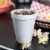Dart Disposable Drinking Cup White Styrofoam 10 oz. 1000 Ct 10J10 Perspective: back