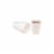 Drink Foam Cups - White Perspective: back