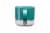 Clay Art Dip Base Mug - Teal Perspective: back