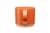 Clay Art Peach Orange Clay Base Mug Perspective: back