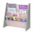 Humble Crew Kids Sophie Bookshelf 4 Tier Book Organizer - Pink Perspective: back