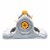 Melnor XTP Metal Turbo Flow Control Oscillating Sprinkler Perspective: back