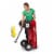 Radio Flyer 1800 Big Red Classic Extra Long Handle All Terrain Wheels Kids Wagon Perspective: back