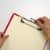 Officemate® Transparent Plastic Clipboard Perspective: back