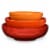 Fiesta® Extra-Large Bistro Bowl in Scarlet Perspective: back
