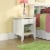 Sauder Shoal Creek Nightstand - Soft White Perspective: back