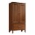 Sauder Carson Forge Armoire in Washington Cherry Perspective: back