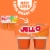 Jell-O Original Orange Jello Cups Gelatin Snack Perspective: back