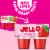 Jell-O Original Strawberry Jello Cups Gelatin Snack Perspective: back