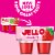 Jell-O Original Strawberry Jello Cups Gelatin Snack Perspective: back