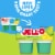 Jell-O Lemon-Lime Sugar Free Jello Cups Gelatin Snack Perspective: back